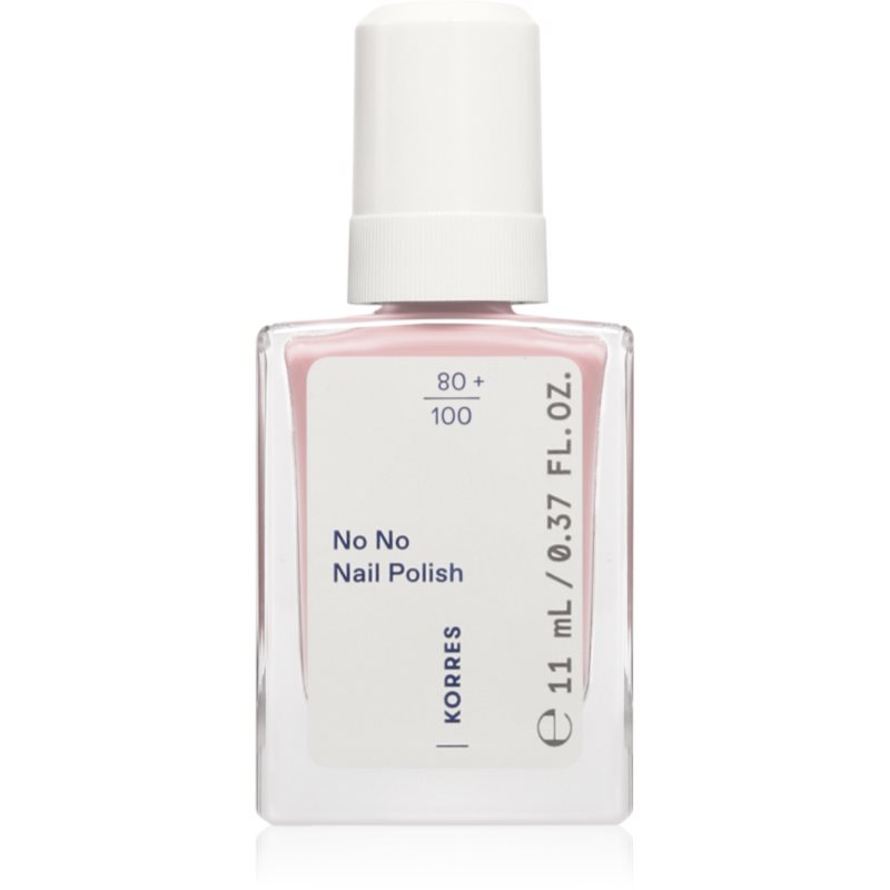 Korres No No Nail Polish lac de unghii pentru ingrijire culoare 17 Creamy Pink 11 ml