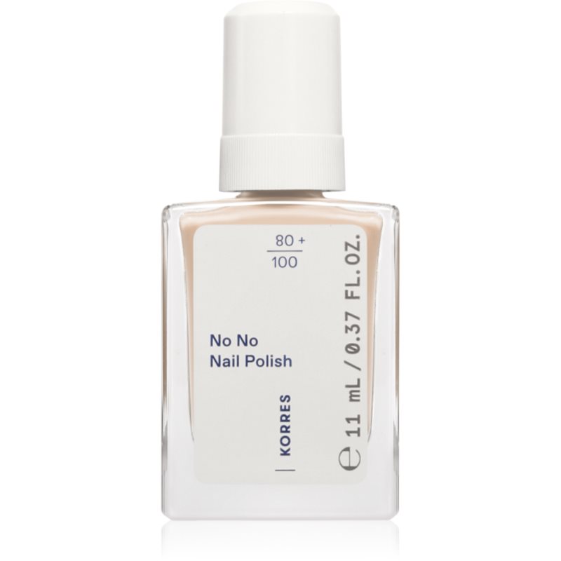 Korres No No Nail Polish lac de unghii pentru ingrijire culoare 04 Jelly Peach 11 ml