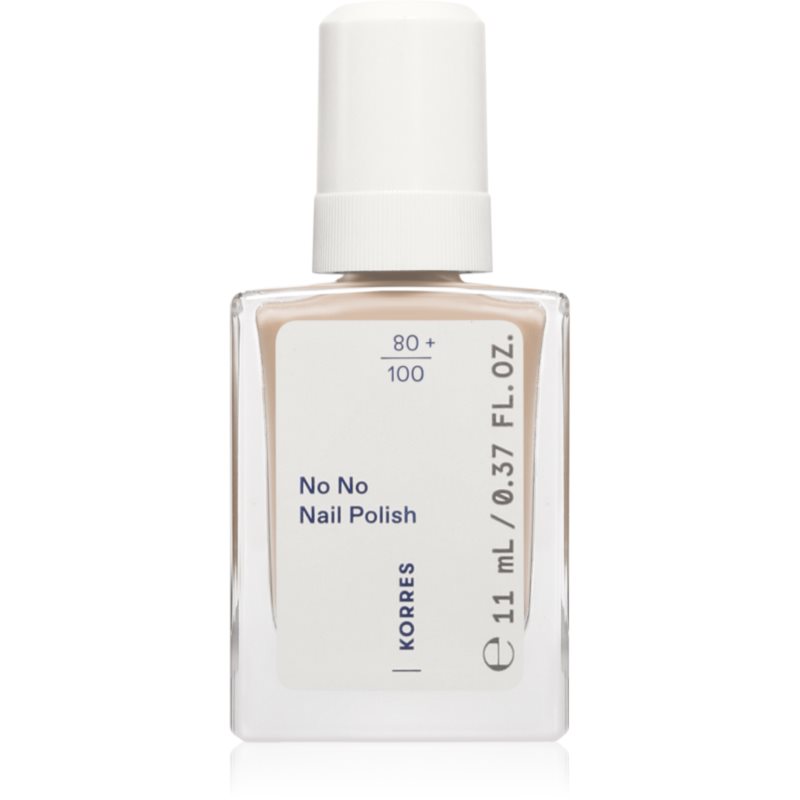 Korres No No Nail Polish lac de unghii pentru ingrijire culoare 34 Sand 11 ml