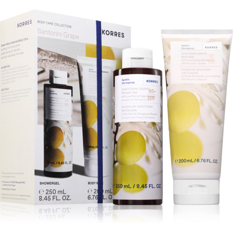 Korres Santorini Grape set cadou pentru corp