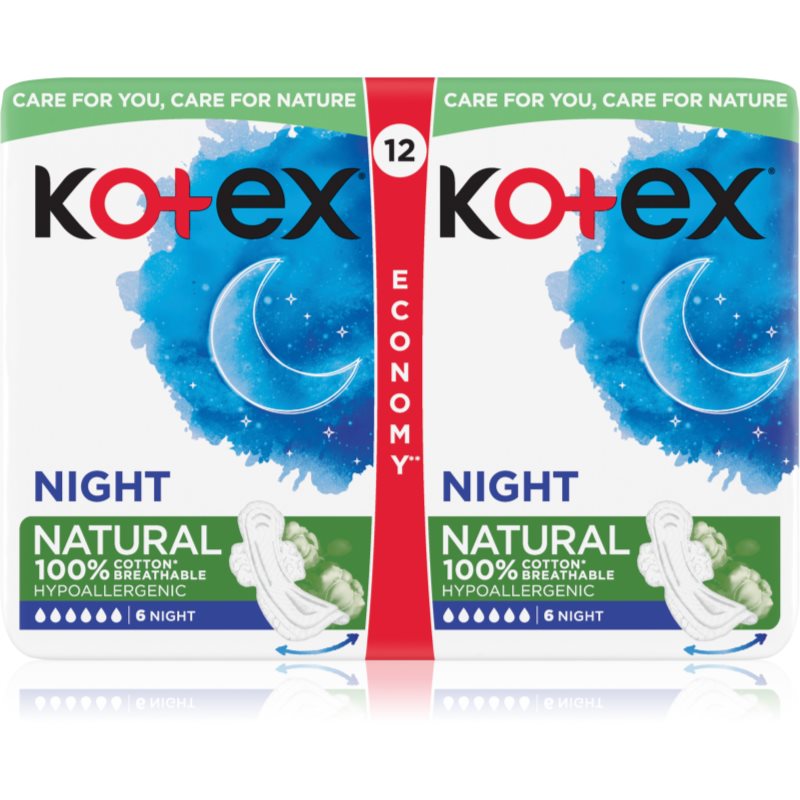 Kotex Natural Night absorbante 12 buc