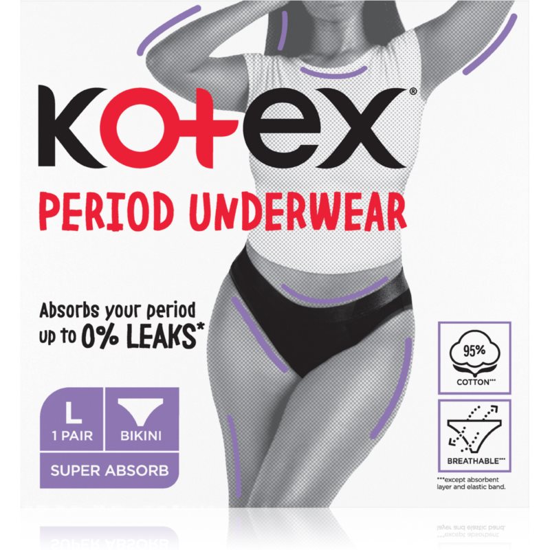 Kotex Period Underwear Size L chiloți menstruali mărime L 1 buc