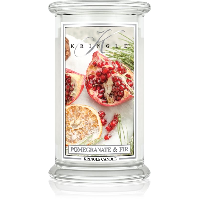 Kringle Candle Pomegranate & Fir lumânare parfumată 624 g