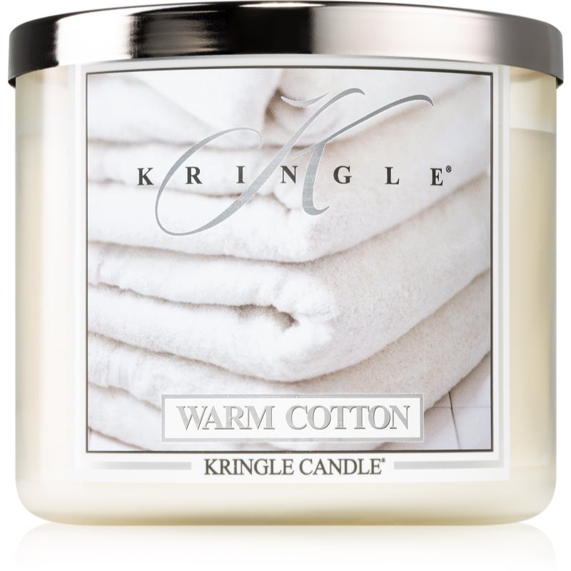 Kringle Candle Warm Cotton lumânare parfumată 411 g