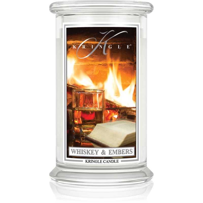 Kringle Candle Whiskey & Embers lumânare parfumată 623 g