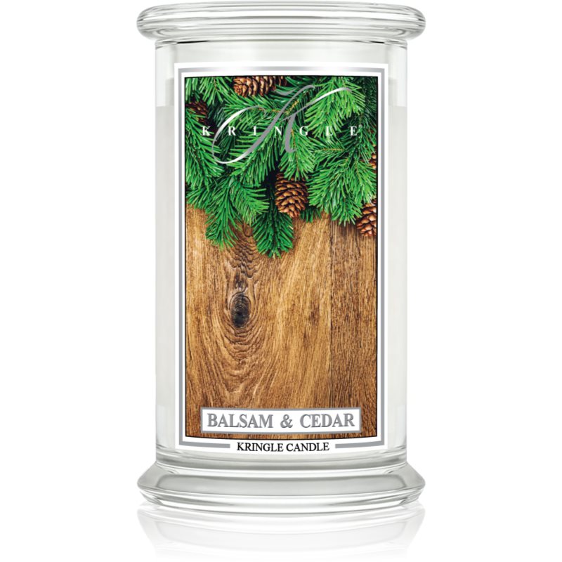 Kringle Candle Classic Balsam & Cedar lumânare parfumată 623 g