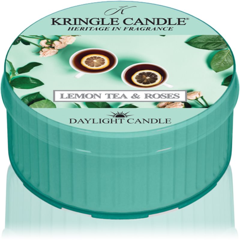 Kringle Candle Lemon Tea & Roses lumânare parfumată 42 g