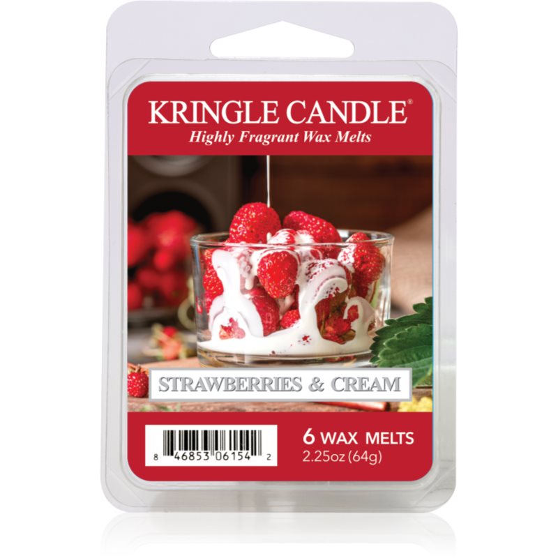 Kringle Candle Strawberries & Cream ceară pentru aromatizator 64 g