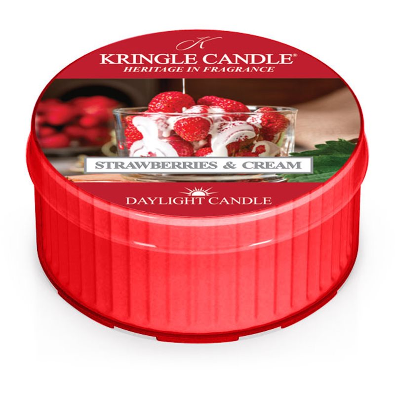 Kringle Candle Strawberries & Cream lumânare 42 g