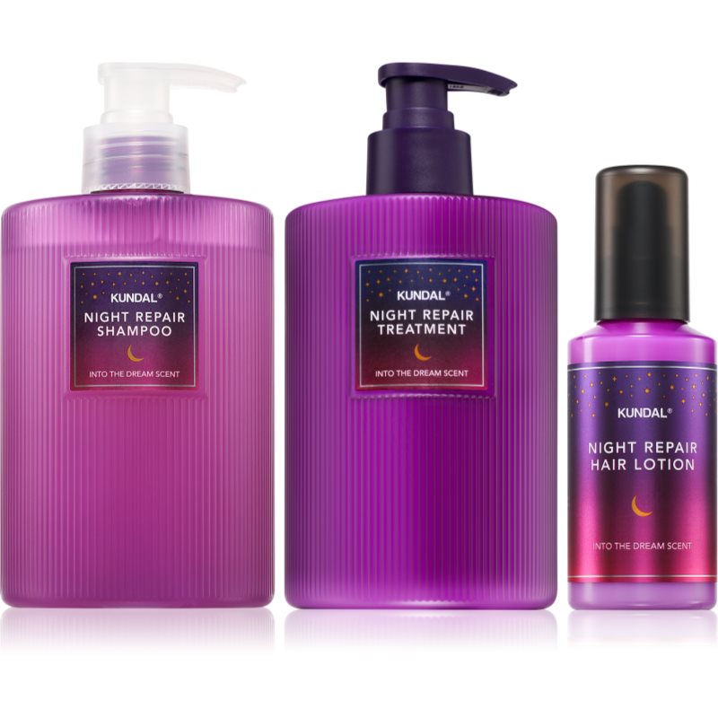 KUNDAL Night Repair set pentru par frumos si sanatos