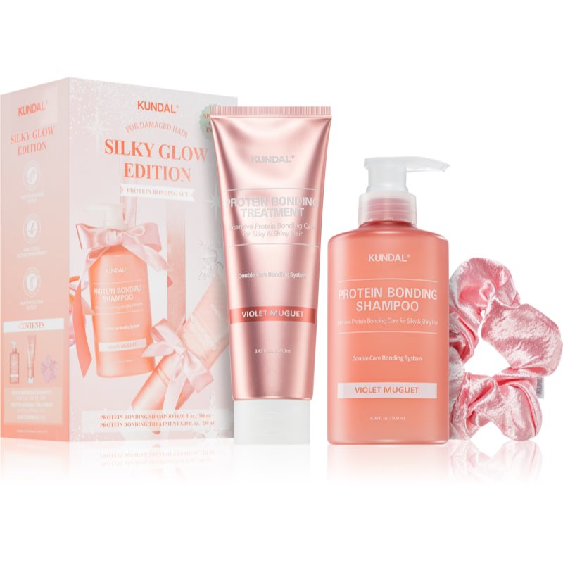 KUNDAL Protein Bonding Care Violet Muguet set cadou pentru păr