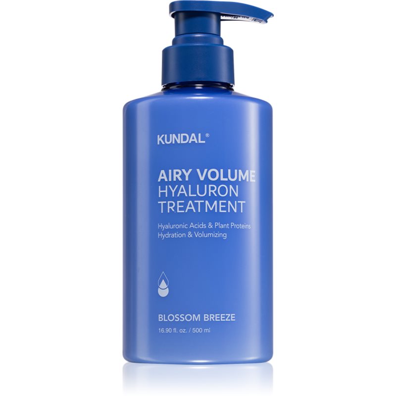 KUNDAL Airy Volume Hyaluron Treatment balsam hidratant pentru volum 500 ml