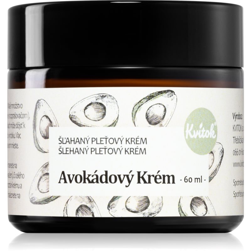 Kvitok Avocado cream Avokádový krém cremă pentru față pentru ten gras si problematic 60 ml