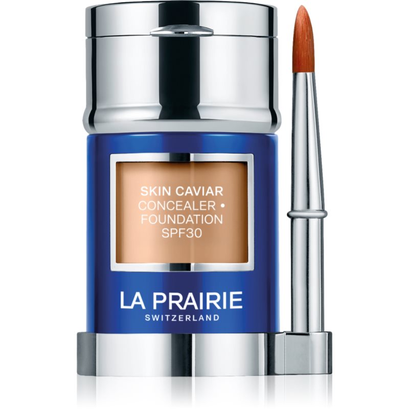 La Prairie Skin Caviar Concealer Foundation make-up si corector SPF 30 culoare Warm Linen NW-15 30 ml