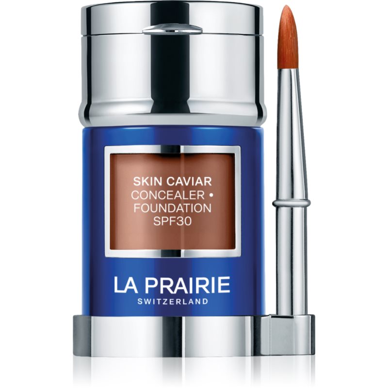 La Prairie Skin Caviar Concealer Foundation make-up si corector SPF 30 culoare Warm Cinnamon NW-60 30 ml
