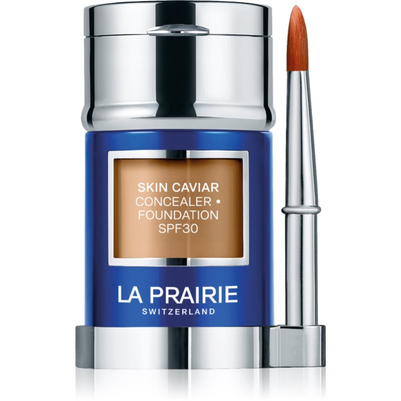 La Prairie Skin Caviar Concealer Foundation make-up si corector SPF 30 culoare Almond Beige NW-40 30 ml