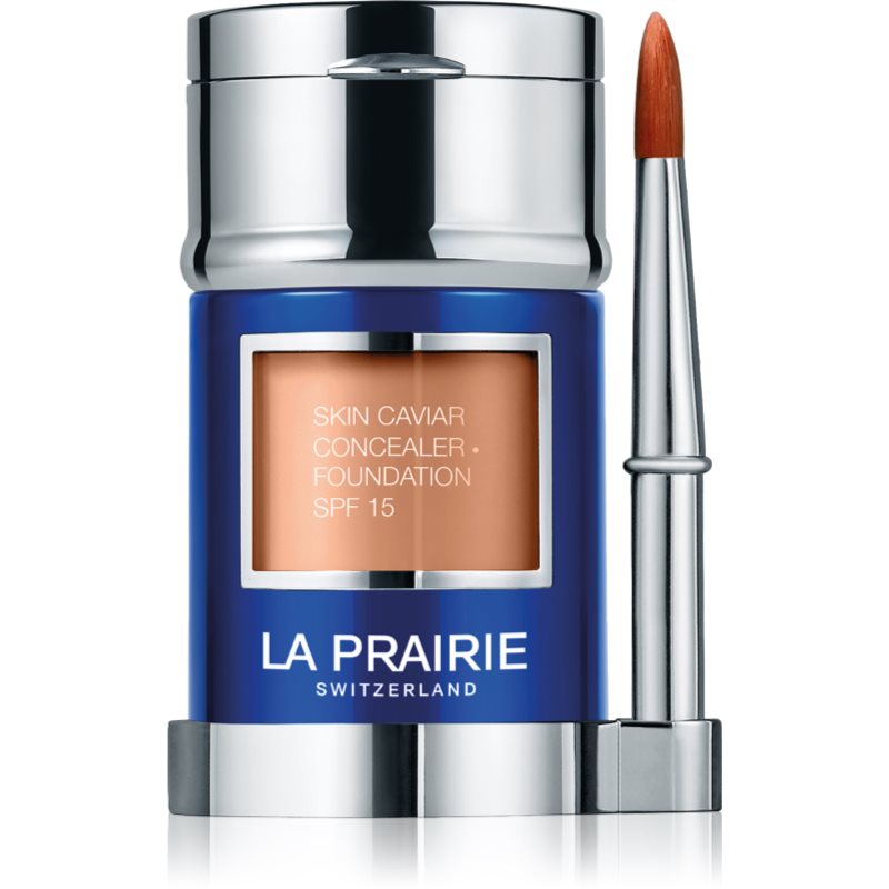 La Prairie Skin Caviar Concealer Foundation make-up si corector SPF 15 culoare NC-20 Peche 30 ml
