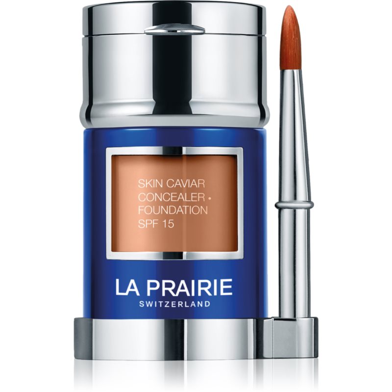 La Prairie Skin Caviar Concealer Foundation make-up si corector SPF 15 culoare W-30 Golden Beige 30 ml La Prairie Skin Caviar Concealer Foundation make-up si corector SPF 15 culoare W-30 Golden Beige 30 ml