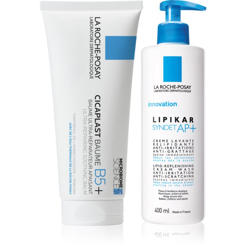 La Roche-Posay Bundles Lipikar + Cicaplast set pentru piele iritata si cu mancarimi