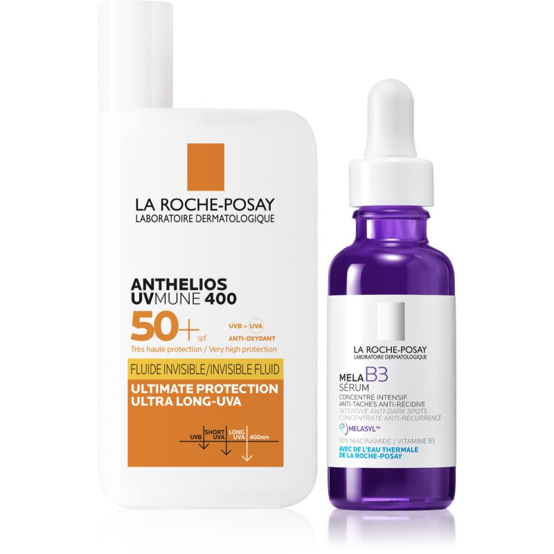 La Roche-Posay Bundles Anthelios + Mela B3 set impotriva petelor