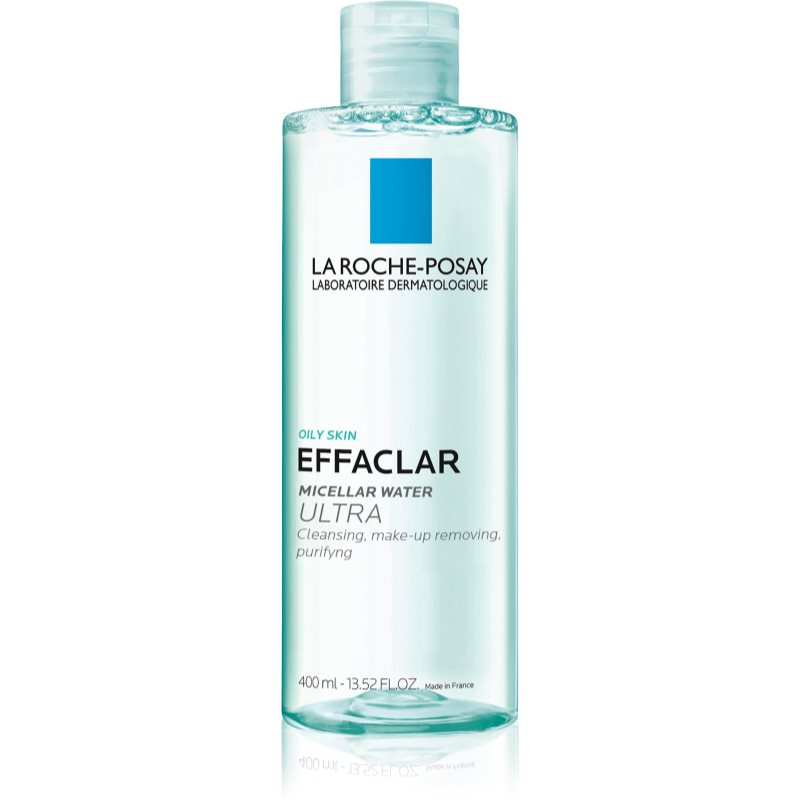 La Roche-Posay Effaclar Ultra reinigendes Mizellenwasser für problematische Haut, Akne 400 ml