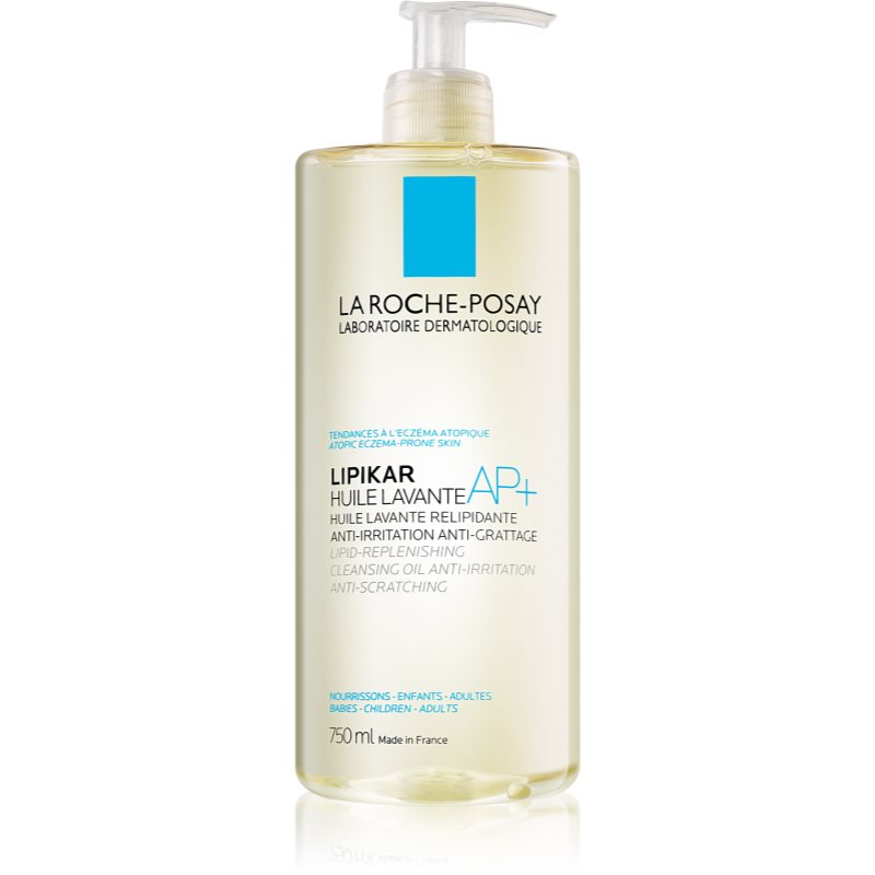 La Roche-Posay Lipikar Huile AP+ Ulei de curățare relipidic alcalin împotriva iritației 750 ml