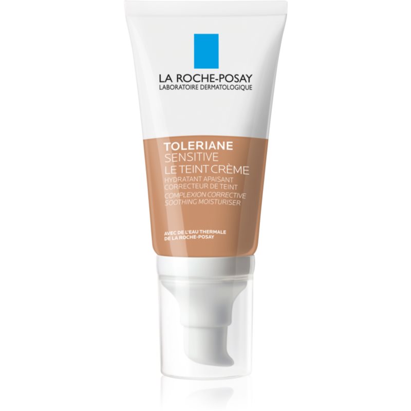 La Roche-Posay Toleriane Sensitive cremă calmantă tonifiantă pentru piele sensibilă culoare Medium 50 ml