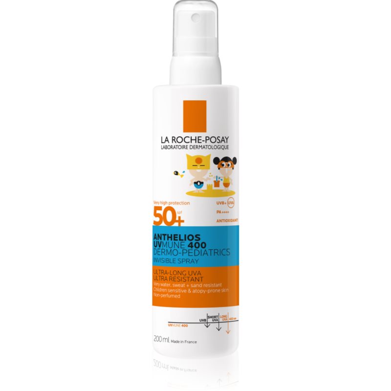 La Roche-Posay Anthelios Dermo-Pediatrics spray pentru bronzat SPF 50+ 200 ml