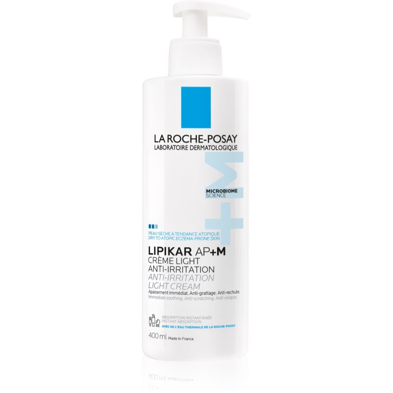 La Roche-Posay Lipikar AP+M Light Cream crema pentru refacerea lipidelor pentru piele uscata spre atopica 400 ml