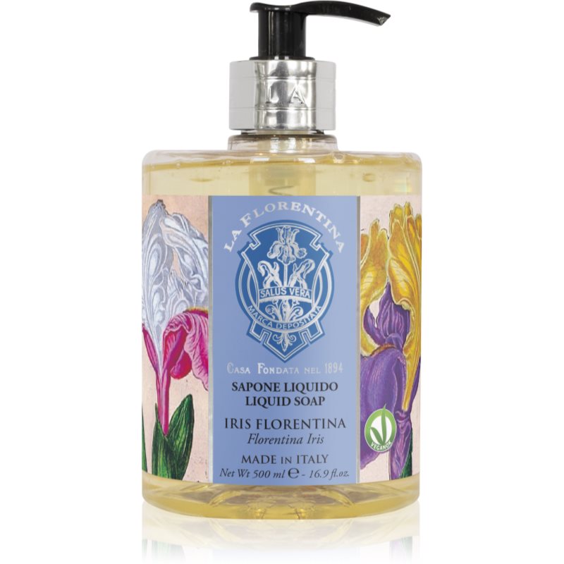 La Florentina Florentina Iris Liquid Soap Săpun natural pentru mâini cu arome florale 500 ml