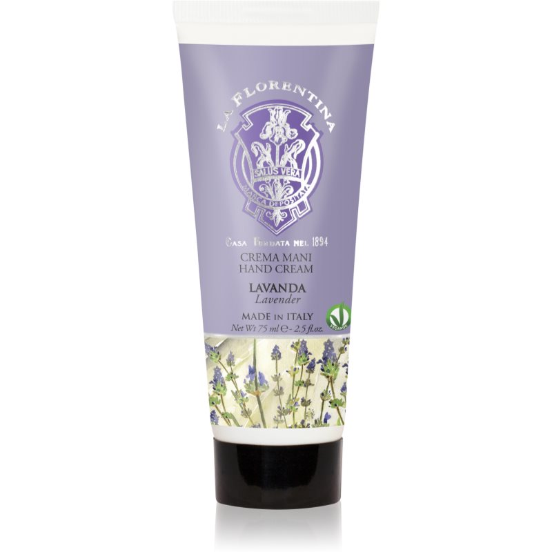 La Florentina Lavender Hand Cream cremă naturală de mâini cu esente de lavanda 75 ml