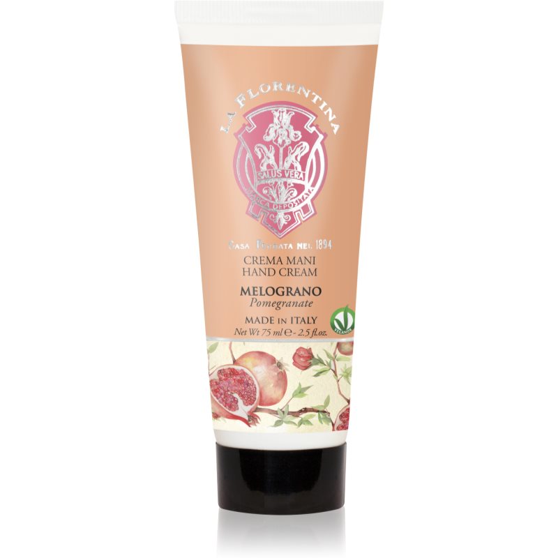 La Florentina Pomegranate Hand Cream cremă naturală de mâini rodie 75 ml