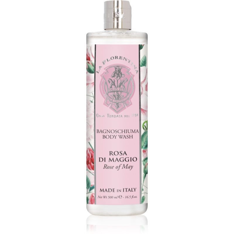 La Florentina Rose of May Body Wash Spuma de baie cremoasa 500 ml