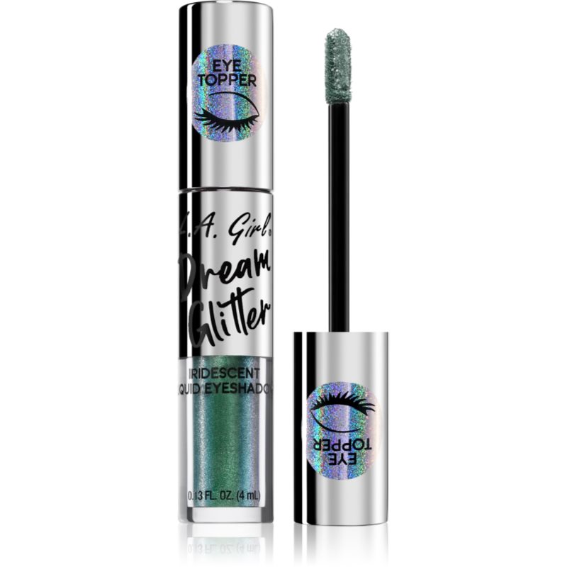L.A. Girl Cosmetics Dream Glitter farduri de ochi lichide cu sclipici culoare Cha-Ching 4 ml