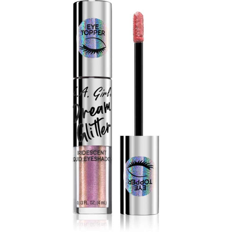 L.A. Girl Cosmetics Dream Glitter farduri de ochi lichide cu sclipici culoare Sugar High 4 ml