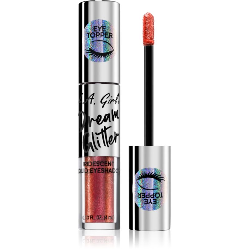 L.A. Girl Cosmetics Dream Glitter farduri de ochi lichide cu sclipici culoare Firecracker 4 ml