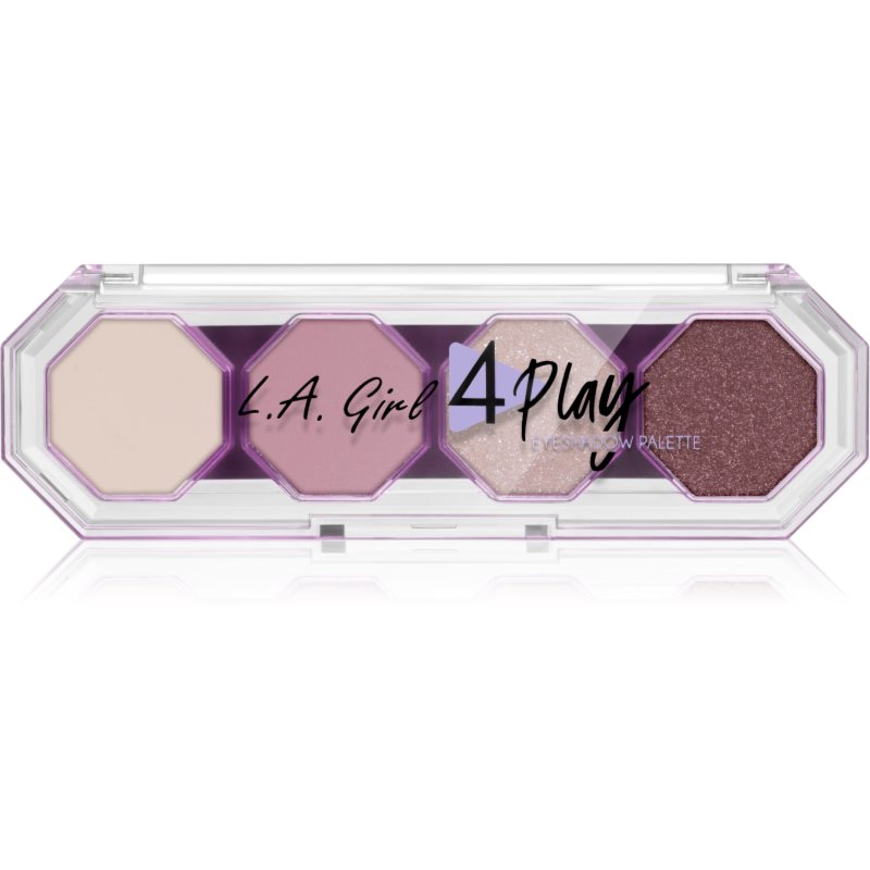 L.A. Girl Cosmetics 4 Play paletă cu farduri de ochi culoare So Sweet 3.2 g