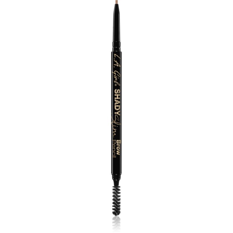L.A. Girl Cosmetics Shady Slim creion pentru sprancene cu pensula culoare Blonde 0.08 g