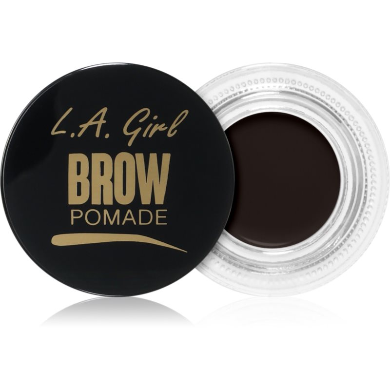 L.A. Girl Cosmetics Brow Pomade pomadă pentru sprâncene culoare Soft Black 3 g