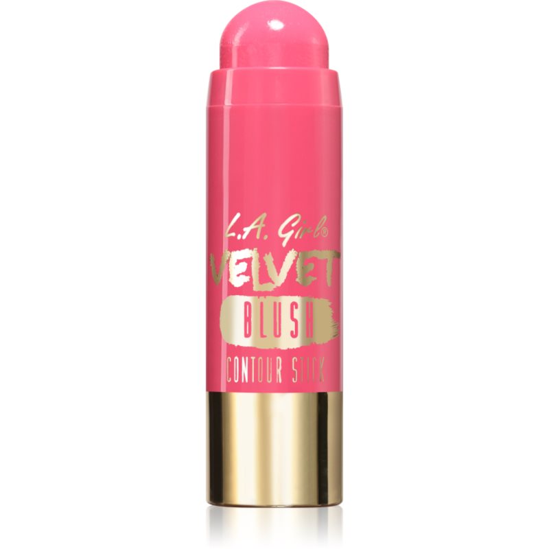 L.A. Girl Cosmetics Velvet blush cremos stick culoare 586 Plume 5.8 g