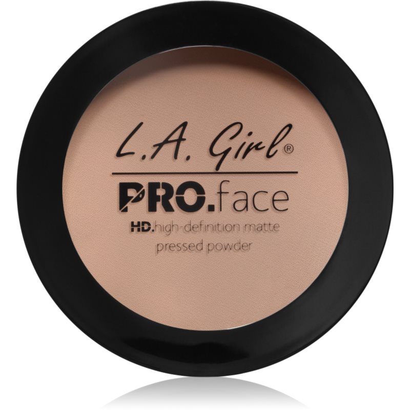 L.A. Girl Cosmetics PRO. Face HD pudra compacta cu efect matifiant culoare Porcelain 7 g