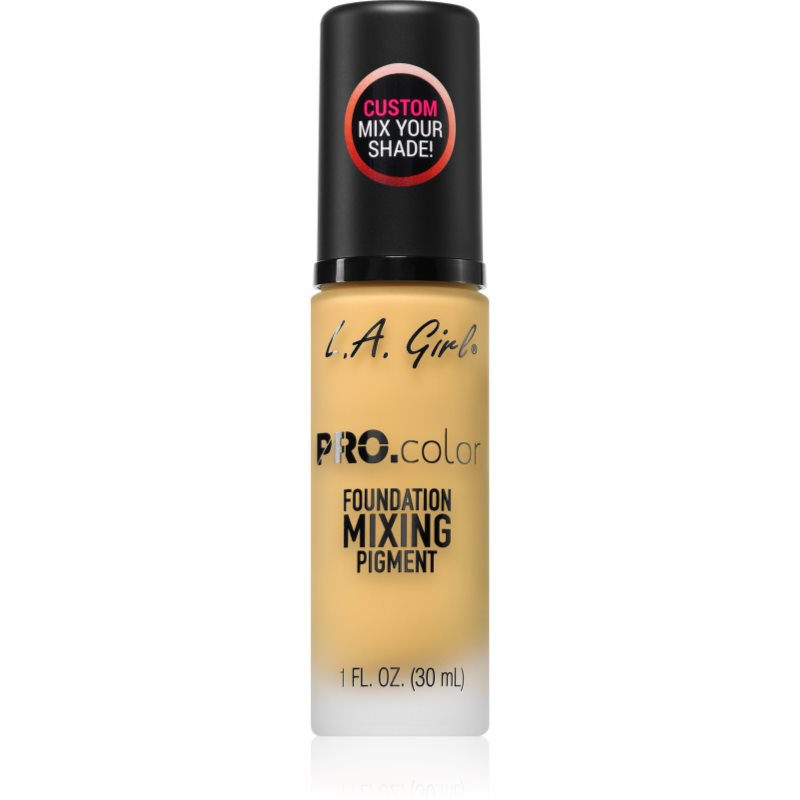 L.A. Girl Cosmetics PRO. Color baza de machiaj pentru uniformizarea nuantei tenului culoare Yellow 30 ml