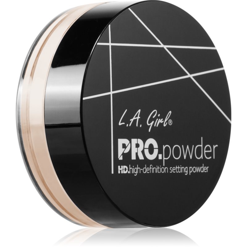 L.A. Girl Cosmetics PRO. Powder pudra cu efect de matifiere culoare Banana Yellow 5 g