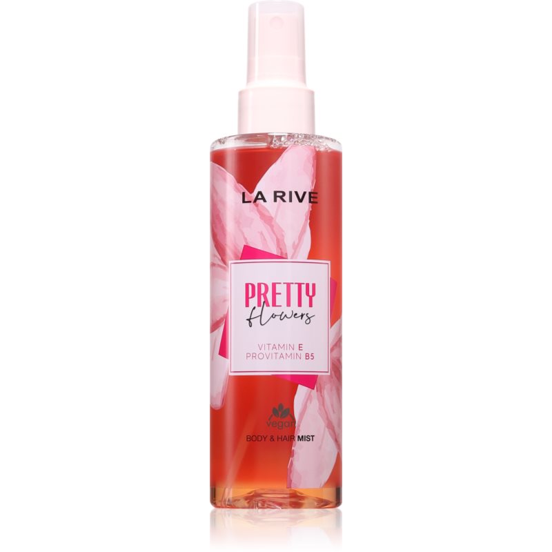 La Rive Pretty Flowers Body & Hair Mist spray parfumat pentru corp și păr pentru femei 200 ml