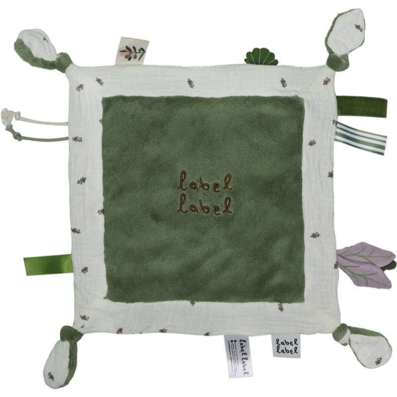 Label Label Cuddle Cloth jucărie de adormit Olive Dark Green 1 buc
