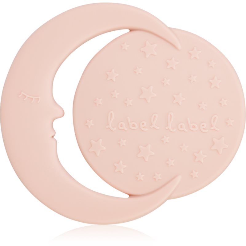 Label Label Teether Moon jucărie pentru dentiție Pink 1 buc