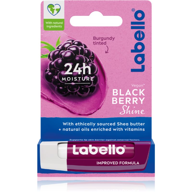 Labello Blackberry Shine Balsam de buze hidratant 4.8 g