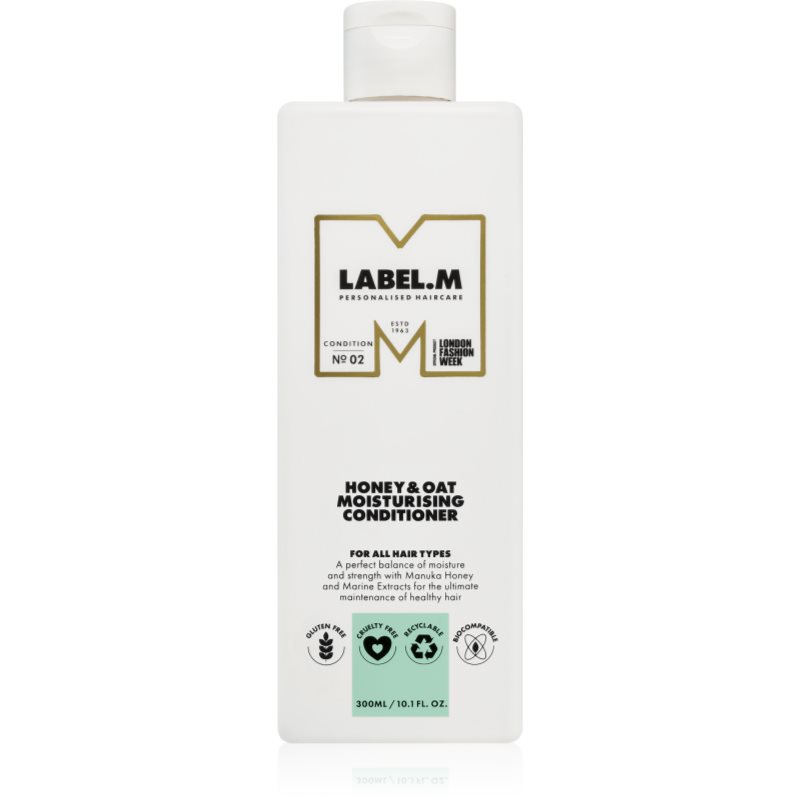 label.m Honey & Oat balsam hidratant pentru utilizarea de zi cu zi 300 ml