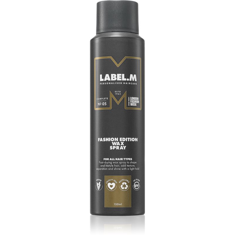 label.m Fashion Edition Wax Spray ceara de par Spray 150 ml