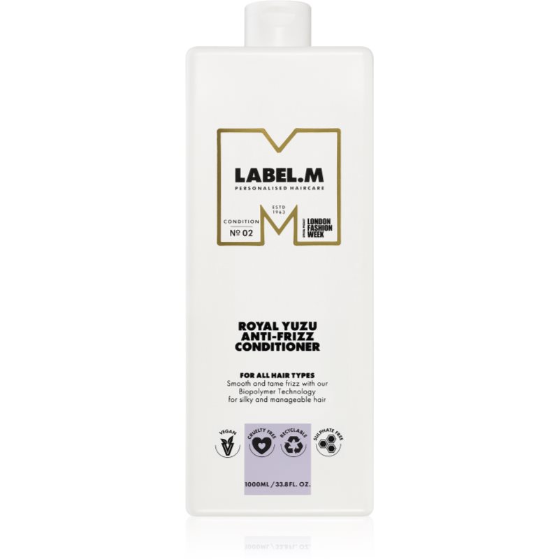 label.m Royal Yuzu balsam pentru par indisciplinat 1000 ml